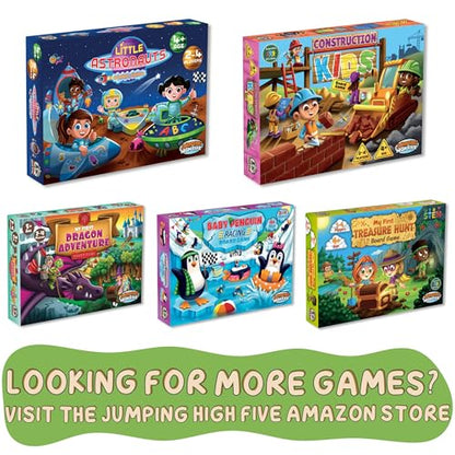 My First Theme Park Board Game for Kids Ages 5+, Build a new Amusement Park | Fun tile-placement strategy, build an exciting new park. Great gift for boys and girls, perfect for family game night.