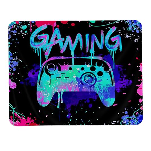 hold fizz Gaming Mouse Pad, Small Cool Gamer Mouse Pad, Gaming Mousepad Accessories for Desk, Laptop, Computer, Office, Boys Kids Room Decor, 9.5x7.9 Inch - color: game