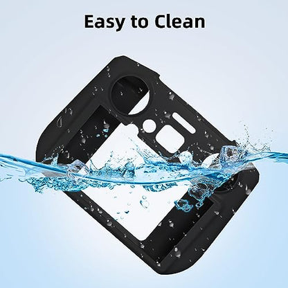 BRDRC Air 3S Silicone Cover Case Sleeve for DJI RC 2,Protective Cover Compatible with DJI Neo Mini 4 Pro Air 3 Flip Fly More Combo Controller Accessories (Black)