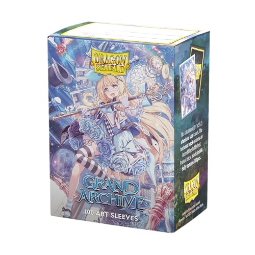 Dragon Shield | Grand Archive Matte Art Sleeves | 100 CT - Smooth & Tough Premium TCG Sleeves | Compatible with Pokemon, One Piece & Magic The Gathering | Alice, Golden Queen - color: Alice, Golden Queen