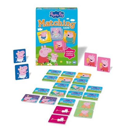 Wonder Forge Peppa Pig Matching Game - Fun and Educational Memory Game for Toddlers and Kids Ages 3-5 Featuring Beloved Peppa Pig Characters