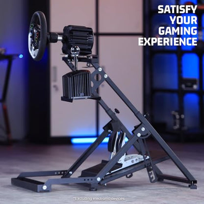 Marada Upgrade Racing Wheel Stand X Frame Foldable Simulator cockpit | Fit for PXN, for Logitech G27 G920 G923, for Thrustmaster T300RS T128X without Steering Wheel Pedal Handbrake