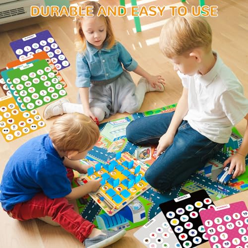Memory Matching Game for Kids, Travel Toys for Toddlers Boys Girls Ages 3-5 | Plane Activities for Toddlers, Road Trip Essentials for Airplane, Car, Camping, Christmas Birthday Gifts for Ages 3 4 5 6 7 8