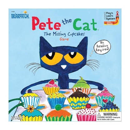 Briarpatch Pete the Cat The Missing Cupcakes Game, Fans of Pete the Cat Books, Ages 3+