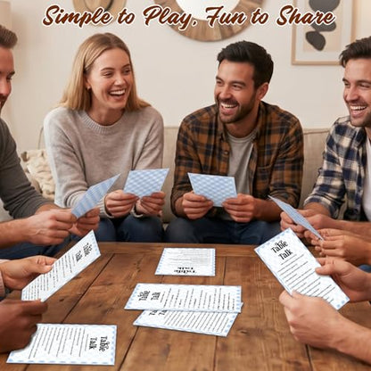 30 Pcs Party Icebreaker Games Set,"Table Talk", Suitable for Wedding, Birthday Party, Group Gatherings,Deepen Friendships with Friends,Colleagues,Family or Guests,Break the Ice -A03 - color: PB A03