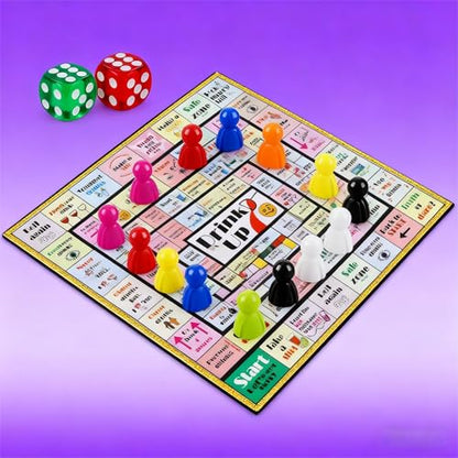 Drinking Games Adults Party Board: Spill-Proof Fabric Mat & 80+ Fun Challenges for College Dorm, House Parties
