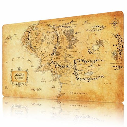 MTG Playmat Non-Slip Rubber Backing Printing Commander Board Game Desk Mat Duel Mat TCG PTCG Playmat 24x14 inches and Free Storage Bags - color: Map-2, size: 24"X14"