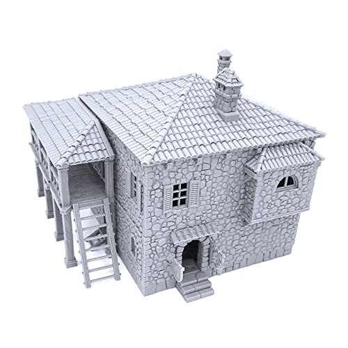 Port Tavern - DND Terrain Scenery - Tabletop RPG and Wargame Terrain 28mm Miniatures