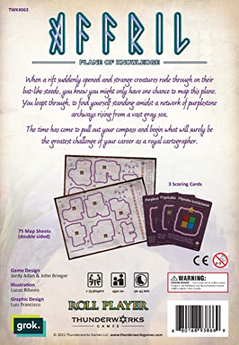 Cartographers: Map Pack 2, Affril | Expansion for The Award-Winning Game of Map Drawing | Strategy Flip and Write Fantasy Board Game | Family Board Game for 1-75 Players Ages 10+ by Thunderworks Games - style: Pack 2