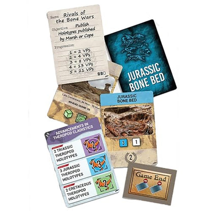 Holotype - Crurotarsi Mini-Expansion - Paleontology Strategy Board Game, New Specimen & Objectives, Ages 14+, 2-5 Players, 60 Min