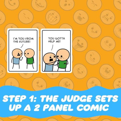 Joking Hazard by Cyanide & Happiness - 360+ Funny & Inappropriate Comic Cards, Hilarious Party Games | Includes Add-Your-Own-Words Cards - style: Joking Hazard Main Game