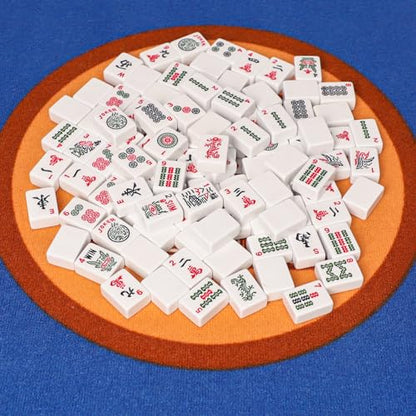1.2" American Mahjong Tiles, 166 Tiles with White Color (Tiles Only, No Dice and Other Accessories) - color: White