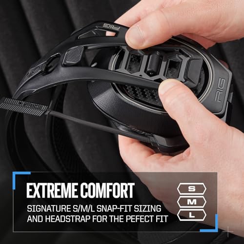 RIG 800 PRO HX Wireless Gaming Headset & Multi-Function Base Station Xbox | Officially Licensed for Xbox Series X|S, Xbox One, PC - Dolby Atmos 3D Audio - Up to 60 Hour Battery - Flip-to-Mute Mic