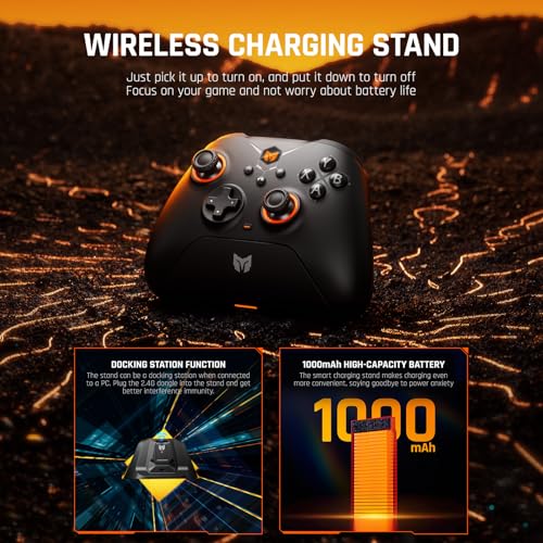 BIGBIG WON Wireless Controllers, Gale Hall PC Controllers Motion Control, Hall Joysticks&Triggers, PC App Game Controllers for Switch/Switch2/iOS/Android Wireless Gaming Controller - color: 2.Gale-Hall Standard Black