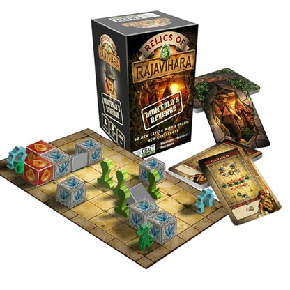 Montalo’s Revenge Expansion Pack for Relics of Rajavihara – an Epic Adventure for Fans of Strategy, Tabletop, and Solo Player Board Games - style: Expansion pack