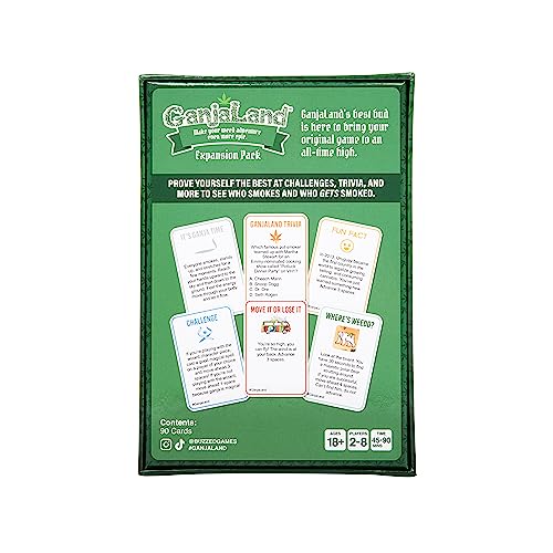 WHAT DO YOU MEME? Ganjaland EXPANSION Pack - 90 New Cards for The Epic Stoner Ganjaland Core Game - style: Expansion Pack #1