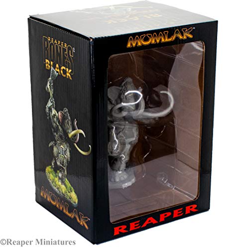 Reaper Miniatures: 44102 - Mumlak Bones Black Fantasy Plastic Miniature