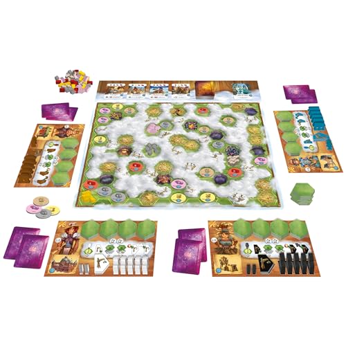 Via Nebula Board Game - Strategic Fantasy Exploration and Building Game, Fun Family Game for Kids & Adults, Ages 12+, 2-4 Playes, 60 Minute Playtime, Made by Space Cowboys