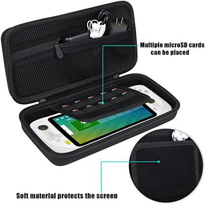Aenllosi Hard Case for Logitech G Cloud Gaming Handheld, Black | Hard shell construction, Water-resistant design, Impact-resistant design, Protective case only - color: Black