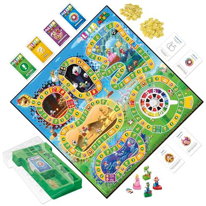 Hasbro Gaming The Game of Life: Super Mario Edition Board Game for Kids Ages 8 and Up, Play Minigames, Collect Stars, Battle Bowser