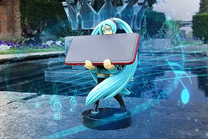 Cableguys Hatsune Miku Figure Controller Holder & Phone Stand - Officially Licensed Vocaloid Anime Gift for Gamers, Compatible with Nintendo Switch, Xbox & PlayStation