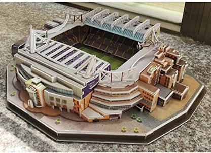 Classic Football Stadium Puzzle,3D Puzzle Soccer Club Venues,3D Paper Model Building Puzzle Kit, Soccer Stadium Souvenir Gift,Handmade Puzzle Ornaments，Cardboard Model (Stamford Bridge Stadium) - color: Stamford Bridge Stadium