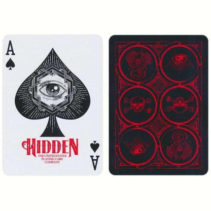 Bicycle Playing Cards Hidden Premium Poker Playing Card Deck with Secret Societies Illustration.