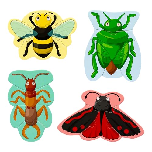 Orchard Toys Bug Hunters Game, Learn Counting and Observational Skills As You Race to Be 1st to Build Your Bug, Designed for 2-4 Players Aged 3+ - style: Bug Hunters