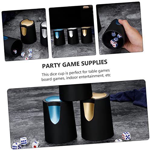Kisangel 1pc Stylish Plastic Dice Cup for Ktv and Bar Games Compact and Easy to Clean Dice Storage Container for Parties and Family Gatherings Fun Entertainment Accessory