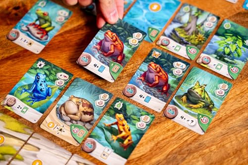 Capstone Games Pondscape - Strategy Card Game for Adults & Teens - 2 Player or More - Asymmetrical, Mystery, Role-Based & Thematic Card Game for Game Night & Family Fun