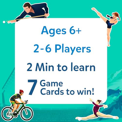Skillmatics Guess in 10 – Sports, Educational Card & Trivia Game | Perfect for Family Game Night, Screen-Free Travel Toy, Gift for Kids Ages 6, 7, 8, 9 and Up - style: 7. Sports