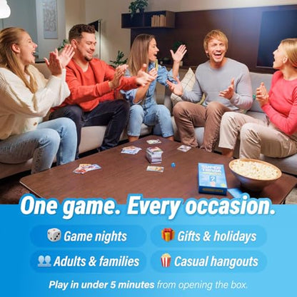 Super Trivia Game for Adults with 1200 Questions - Fun Board Game for Adults - Family Road Trip Travel Game for the Pursuit of Trivial Knowledge