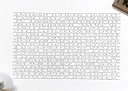 CM Originals The Clearly Impossible Puzzle 500 Pieces Hard Puzzle for Adults (Acrylic, Jigsaw, 18.75x11 inches, 1 Pound, Made in USA) - size: 500 Piece