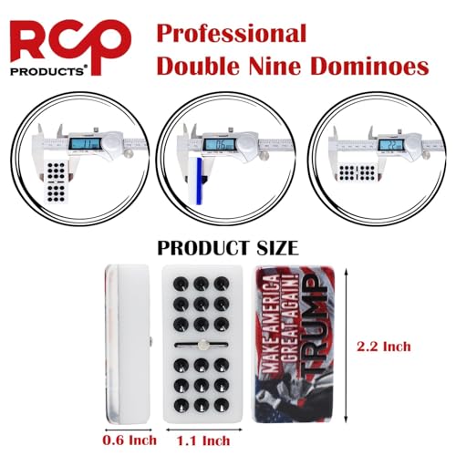 Dominos Set for Adults – Domino Cubano Profesional de 55 Fichas, Metal Spinner,Caja de Madera, Board Game with Wood Case Juegos de Mesa (Customized Tiles) - color: Customized Tiles