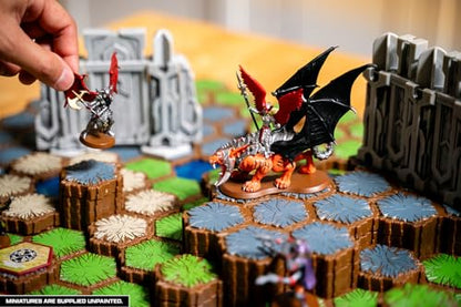 Renegade Game Studios Heroscape Age of Annihilation Master Set | Includes 20 unpainted miniatures and 74 terrain tiles, featuring 23 wall pieces and 9 scenarios for ages 14 and up