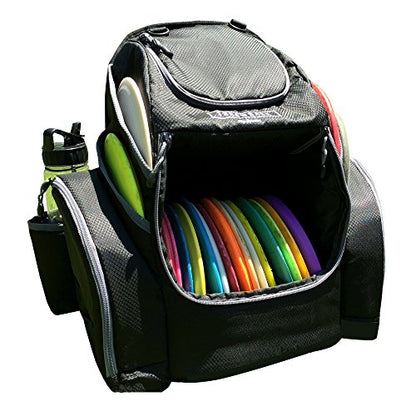 Throwback Sports Throwback Backpack Cooler 2.0 - Large Insulated Cooler Bag with Padded Straps, 20-25 Disc Capacity, Removable Dividers, Dual Bottle Holders - Frisbee Disc Golf Bag