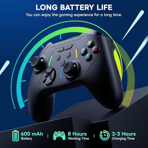 Sehawei Wireless Controller for Xbox One/Xbox One S,PC,Macro & Turbo | 2.4 GHz Wireless Controller Plug and Play, Compatible with Xbox One/Xbox One S/Xbox One X/Xbox series S/Xbox Series X/PS3/PC