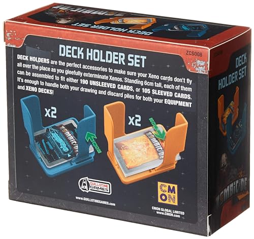 Zombicide Invader Deck Holders Set - Keep Your Cards Organized and Secure! Cooperative Strategy Game, Ages 14+, 1-6 Players, 1 Hour Playtime, Made by CMON