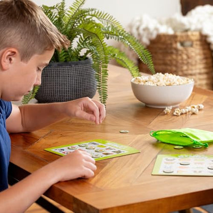 Chuckle & Roar Family Bingo Game, Bingo Game for Kids, Sight Words, Ages 4+ | 4 Ways to Play, Animal Mode No Reading Required, Reading Games, Uppercase & Lowercase Match, Cleanup Bags