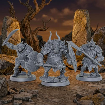 Fantasy DND Miniatures- Role Playing Tabletop Game Minis Orc Boar Fighter AS1029 | Premium 1:56 scale unpainted miniatures set; ideal fantasy Rpg Figure collection for tabletop rpg game custom painters.