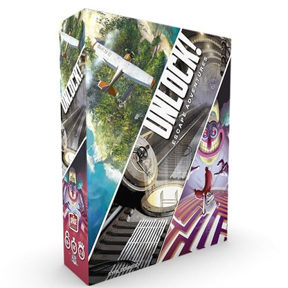 UNLOCK! Escape Adventures Card Game - Escape Room-Inspired Cooperative Adventure, Fun Family Game for Kids and Adults, Ages 10+, 1-6 Players, 1 Hour Playtime, Made by Space Cowboys