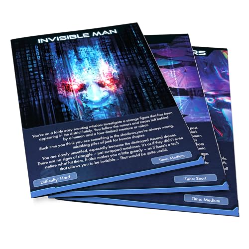 Tamashii: Stretch Goals: Lost Pages - Unlock New Adventures and Unveil the Lost Secrets! Sci-Fi Strategy Game, Ages 14+, 1-4 Players, 45-90 Min Playtime, Made by Awaken Realms
