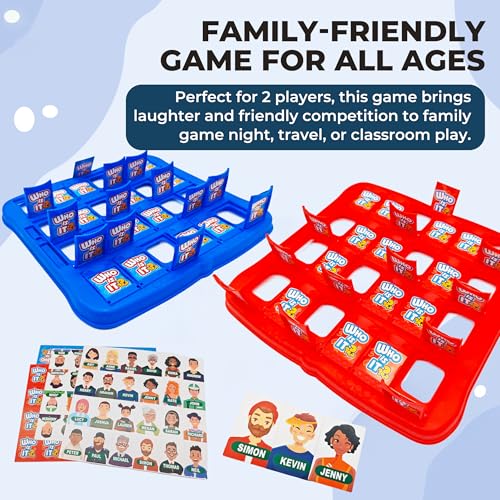 Guessing Game for Kids,Who is It Board Game for 2Players,Family Game - color: Character