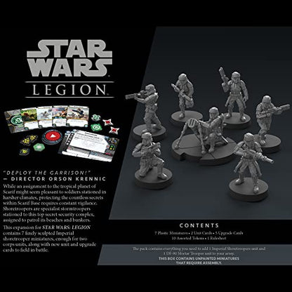 Star Wars: Legion Imperial Shoretroopers UNIT EXPANSION - Elite Troopers! Tabletop Miniatures Game, Strategy Game for Kids and Adults, Ages 14+, 2 Players, 3 Hour Playtime, Made by Atomic Mass Games - style: Galactic Empire Expansions: Imperial Shoretroop