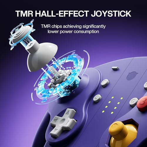 NYXI Hyperion 3 Switch 2 Controller – World's First Third-Party Wireless Controller for Switch 2, Hall Effect Joystick, 9-Axis Gyro, Full Mechanical Buttons, Dual Back Buttons & Adjustable Vibration