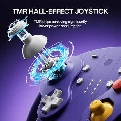 NYXI Hyperion 3 Switch 2 Controller – World's First Third-Party Wireless Controller for Switch 2, Hall Effect Joystick, 9-Axis Gyro, Full Mechanical Buttons, Dual Back Buttons & Adjustable Vibration