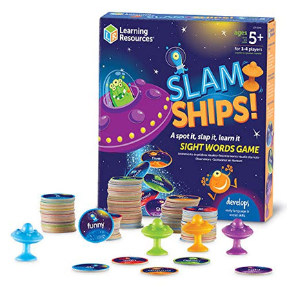 Learning Resources Slam Ships Sight Words Game - style: Slam Ships