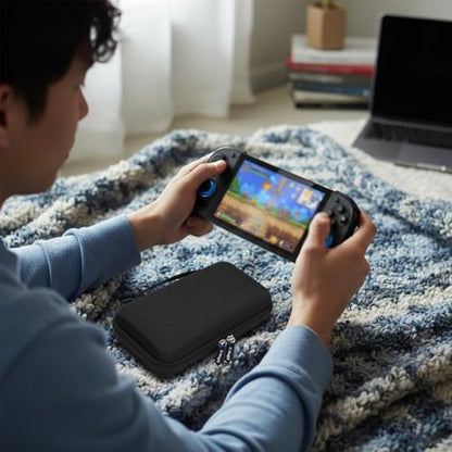 worfty Travel Carrying Case for Retroid Pocket 6/ G2/ 5/ 4/ 4pro Game Handheld Console (Case Only) - Hard Protective Carrying Storage Bag - color: Black