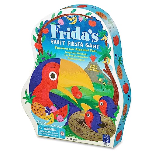 Educational Insights Frida's Fruit Fiesta - ABC Matching Games for Kids Ages 4-8, Alphabet Bingo Game for Kids, Toddler Board Games and Fine Motor Skills Toys, Preschool Letter Learning Alphabet Toys