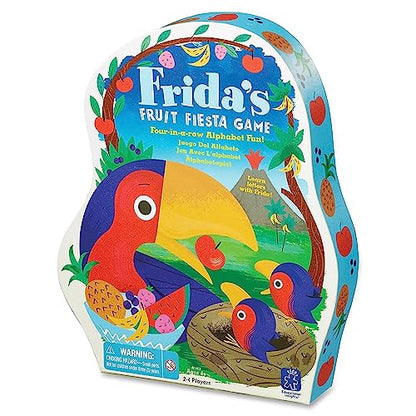 Educational Insights Frida's Fruit Fiesta - ABC Matching Games for Kids Ages 4-8, Alphabet Bingo Game for Kids, Toddler Board Games and Fine Motor Skills Toys, Preschool Letter Learning Alphabet Toys